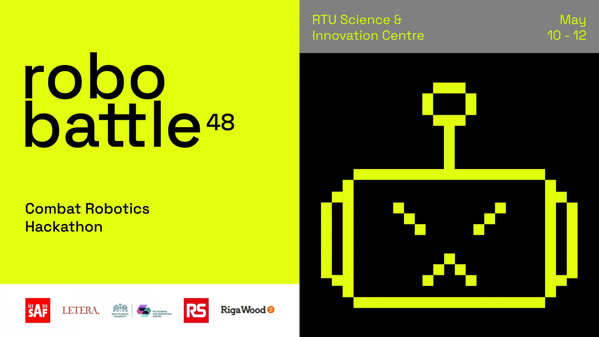 «RoboBattle 48» Hackathon Participants Will Build Robots and Compete With Them