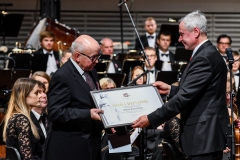 RTU rector Leonīds Ribickis and professor Jānis Krastiņš received 2016 award of the Cabinet of Ministers