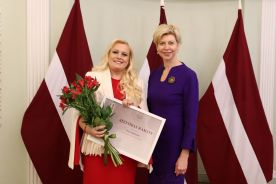 RTU Design Factory Manager Elīna Miķelsone Receives the Letter of Appreciation From the Cabinet of Ministers