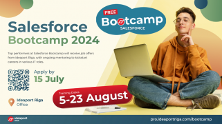 Atklāj savu potenciālu ar Ideaport Riga Salesforce Bootcamp