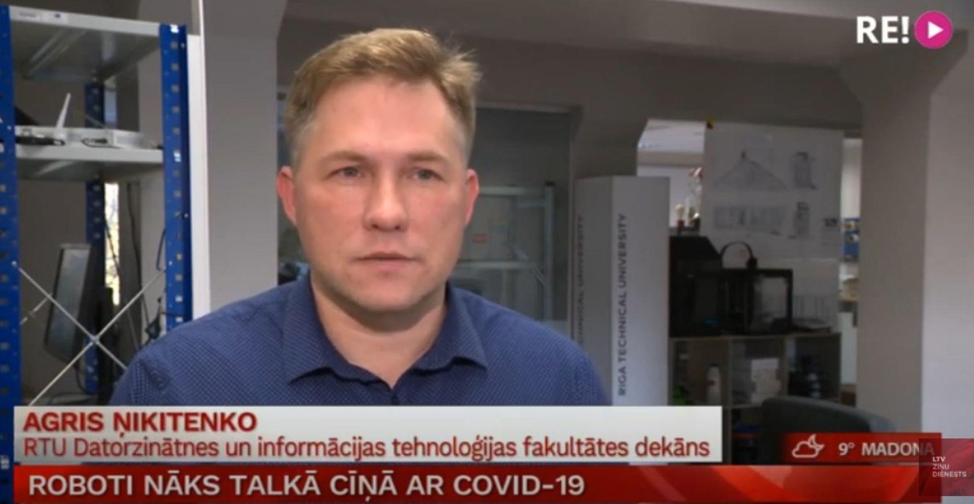 Latvijā top īpašs robots cīņai ar Covid-19