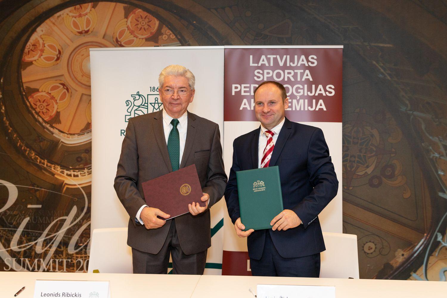 RTU un LSPA ar kopīgu sadarbību veicinās sporta tehnoloģiju attīstību Latvijā