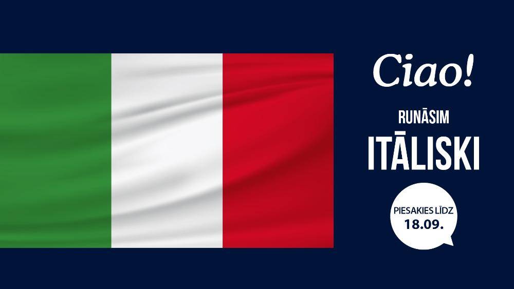 RTU un Itālijas vēstniecība aicina apgūt itāļu valodu