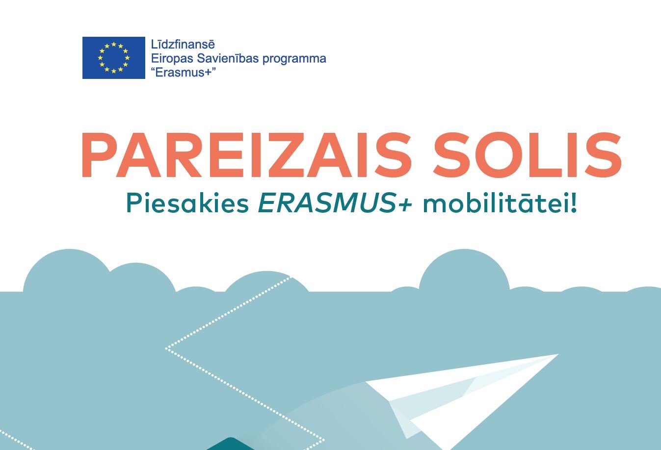 Studenti aicināti pieteikties Erasmus+ stipendijai apmaiņas studijām un praksei