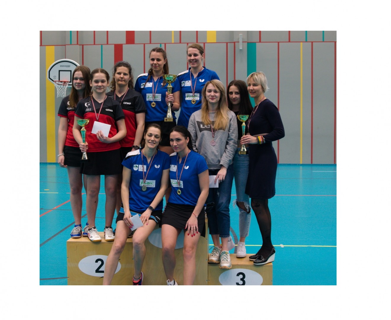 RTU sieviešu komanda izcīna bronzu Latvijas komandu čempionātā galda tenisā augstākajā līgā