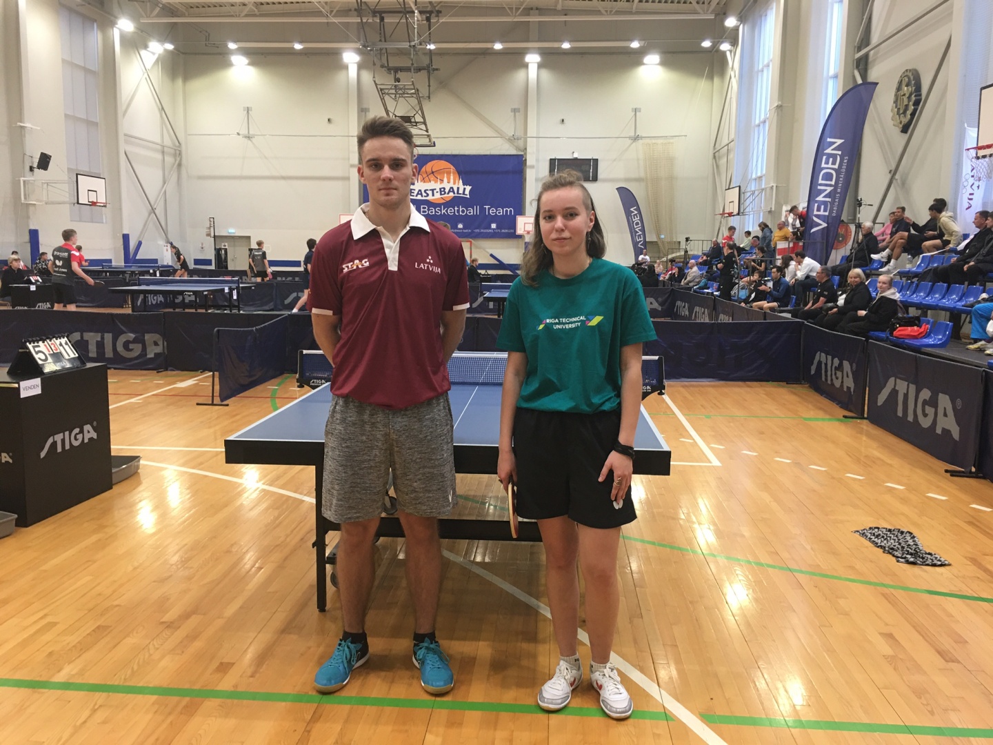 RTU studenti piedalās «Rīgas domes kausa izcīņā 2022» galda tenisā jauniešiem