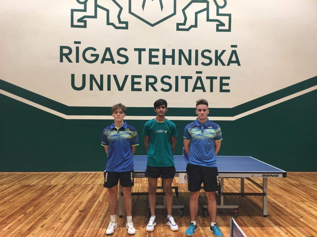 RTU studenti izcīna medaļas Latvijas XXXIII Universiādes sacensībās galda tenisā