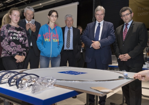 RTU Inženierzinātņu vidusskolas skolēni iepazīst CERN
