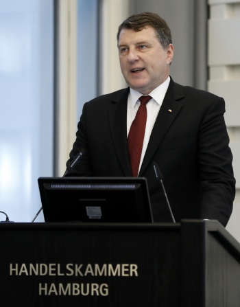 Valsts prezidenta un zinātnieku/uzņēmēju delegācijas vizīte Hamburgā 02.2019.