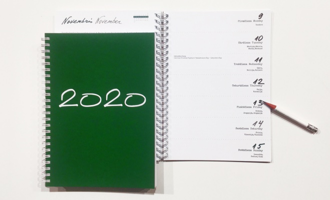 RTU Vēstures dienasgrāmata jeb plānotājs 2020. gadam