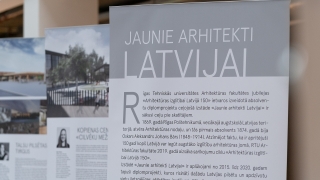 Rīgas Dizaina un mākslas vidusskolā un Saldus Mūzikas un mākslas skolā skatāma RTU Arhitektūras fakultātes veidotā izstāde «Jaunie arhitekti – Latvijai»