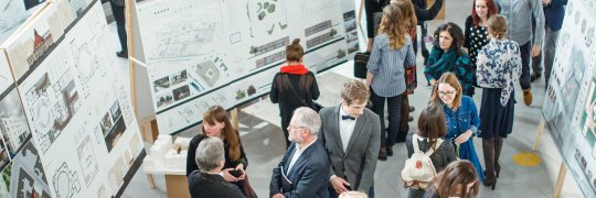 Fotogalerija: jauno arhitektu izlaidums un diplomprojektu izstādes «29 arhitekti» atklāšana