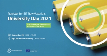 Aicina uz «EIT RawMaterials» Universitātes dienu 2021