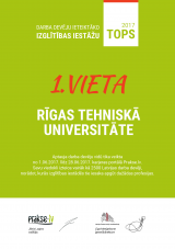 RTU jau sesto gadu darba devēju visieteiktākā augstskola Latvijā