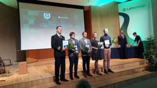 «Latvenergo» Annual Award is presented to RTU FMETA gradute Emīls Abrickis