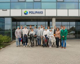 Students visit company «Polipaks»