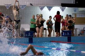 Trešās RTU absolventu peldēšanas sacensības