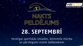 Eiropas Sporta nedēļas ietvaros aicina reģistrēties Nakts peldējumam