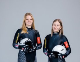 RTU studente izcīna godalgu Latvijas kausā kamaniņu sportā divnieku ekipāžu konkurencē