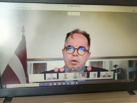 RTU mācībspēki un Latvijas vēstnieks piedalās Azerbaidžānas Valsts muitas akadēmijas videokonferencē