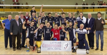 «RTU/Robežsardze» cīnīsies par 2016. gada Latvijas kausu volejbolā