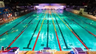 Night swim in Ķīpsala swimming pool as part of European Week of Sport