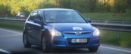 Ekoorientēšanās sacensībās visekonomiskākais auto – Hyundai i-30