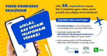 «EIT RawMaterials Baltic Hub» aicina skolēnus piedalīties video konkursā «Atklāj, kas Tavam telefonam vēderā!»