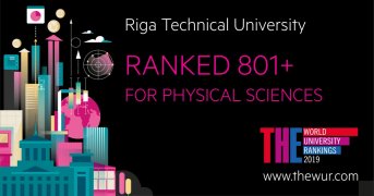 RTU ierindota starp labākajām universitātēm dabaszinātnēs