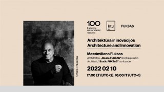 Arhitekta Massimiliano Fuksas lekcija «Arhitektūra un inovācija»