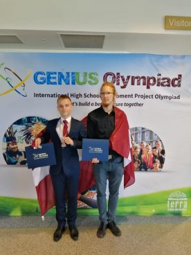 RTU Inženierzinātņu vidusskolas skolnieks ieguvis bronzas medaļu «Genius Olympiad»