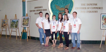 Ekonomikas studenti vasaras mācību braucienā Ukrainā