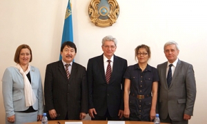 Rektors kopā ar RTU pārstāvjiem viesojas Kazahstānas universitātēs