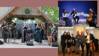 Koncerts «Dziesmai svētki vecmāmiņām un vectētiņiem» kultūras pils «Ziemeļblāzma» parkā