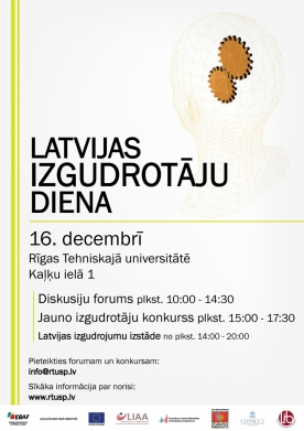 RTU norisināsies Latvijas Izgudrotāju diena