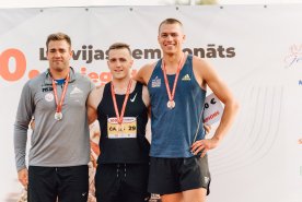 RTU sportisti izcīna Latvijas čempiona titulu vieglatlētikā