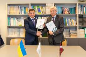 RTU plāno attīstīt sadarbību ar Čerņigovas Valsts tehnoloģisko universitāti Ukrainā