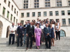 Latvian Ambassador to Italy Attends the Closing of Summer School «Nonlinear Life. Edition 3» Organized by RTU and University of Trieste