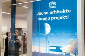 RTU tirdzniecības centrā «Origo» izstāda jauno arhitektu sapņu projektus