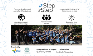 RTU studentu nometne "Step by step: How to be Best of the Best"