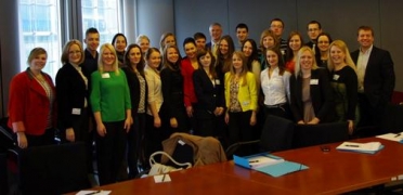 RTU IEVF studenti iepazīstas ar ES institūciju darbību