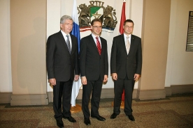 Visit of Finnlands Prime Minister in Latvia