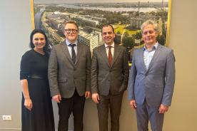 The Potential Cooperation With «IMEC» was Discussed by General Representative of Flanders, Thomas Castrel, and RTU Management