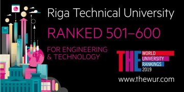 «Times Higher Education» ierindo RTU starp 600 labākajām inženierzinātņu un tehnoloģiju universitātēm pasaulē