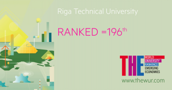 RTU strauji kāpj, iekļūstot jaunās ekonomikas valstu labāko universitāšu TOP 200
