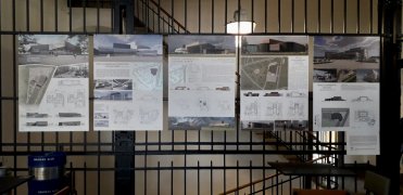 Izstādē Āgenskalna tirgū skatāmi RTU arhitektūras studentu piedāvātie priekšlikumi koncertzāles projektam Rīgā